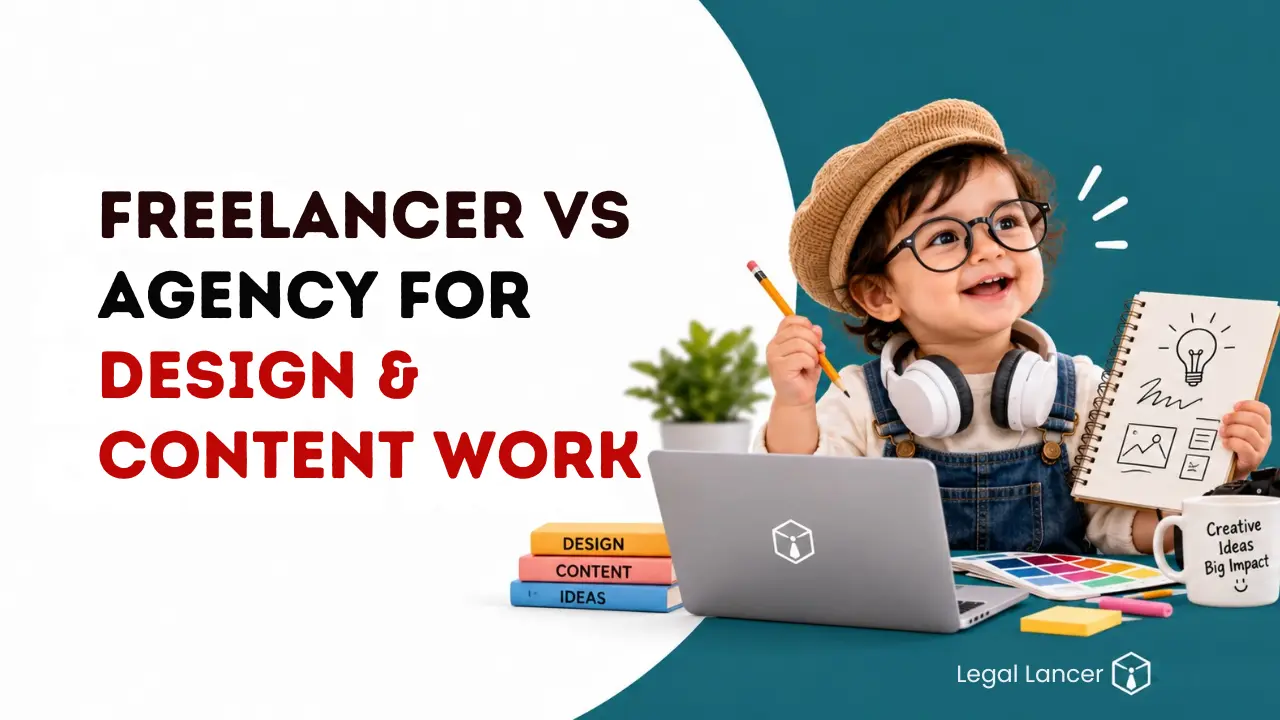 Freelancer vs Agency for Design & Content Work: Cost & Time Comparison (India)